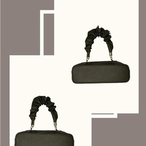 Chic Olive Green Wristlet Clutch